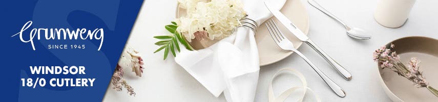 Grunwerg Windsor Contemporary Budget Cutlery from Stephensons Catering Suppliers