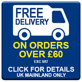 Free Delivery on Orders over £60 (exc. VAT)