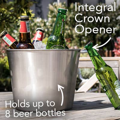 Beer Bucket with Opener