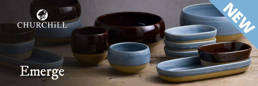 Churchill Emerge Crockery from Stephensons Catering Suppliers