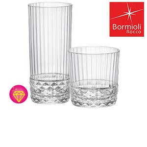 Bormioli Rocco Oxford Bar Double Old Fashioned Glass, Set of 6