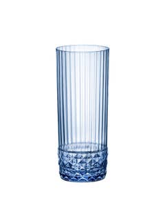 Bormioli Rocco America '20s Sapphire Blue Long Drinks Glass 13.5oz / 40cl