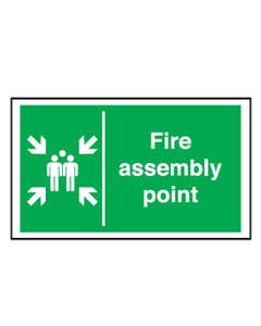 Fire Assembly Point Exterior Notice 400x600mm- Small