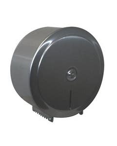 Brushed Stainless Steel Dispenser for Mini Jumbo Toilet Roll- Small