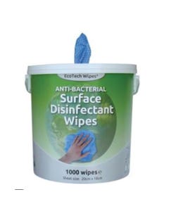 Surface Blue Cleaning Wipes Tub- Small