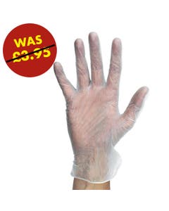 Disposable Clear Powder Free Vinyl Glove
