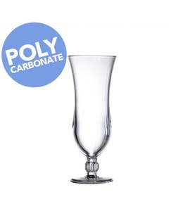 Elite Polycarbonate Clear Hurricane Glass 13oz / 37cl