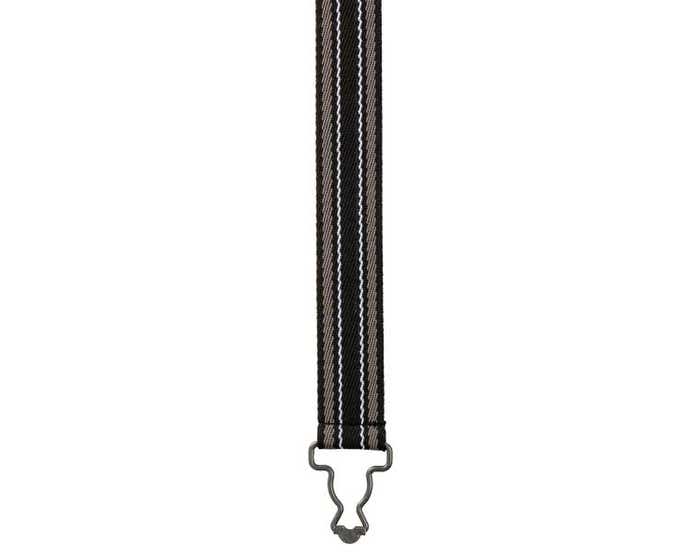 Cross Back Interchangeable Apron Straps Black Stripe 170x3cm