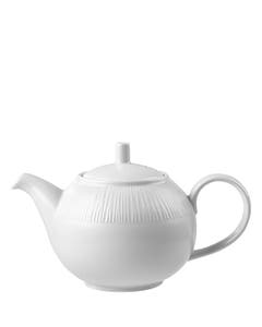 Large white teapot