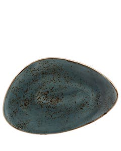 Steelite Craft Blue Oval Plate 14.625" / 37.5cm