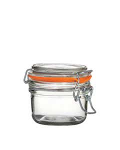 Glass Terrine Jar Clip Top 4.4oz / 125ml- Small