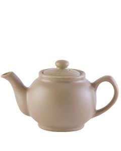 Price & Kensington Matt Glaze Taupe Teapot 2 Cup 16oz / 45cl- Small