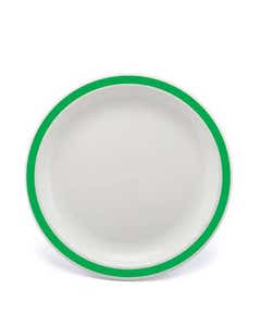 Harfield Duo Emerald Green Patterned Polycarbonate Plate 9" / 23cm- Small
