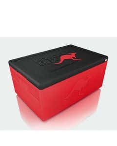 KANGABOX 1/1 Expert Gastronorm Red Top Loading Insulated Box 257mm Deep 46Ltr- Small