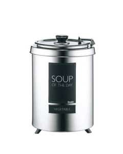 Dualit Stainless Steel Wet Heat Soup Kettle 6Ltr, 25.5x36cm- Small