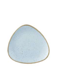 Churchill Stonecast Duck Egg Blue Triangle Plate 7.75" / 19.2cm- Small