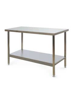 Stainless Steel Fully Welded Kitchen Centre Bench 1200x600x900mm- Small