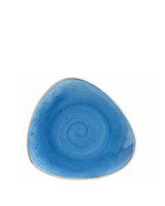 Churchill Stonecast Cornflower Blue Triangle Bowl 7.25" / 18.5cm- Small