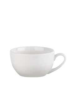 Simply Tableware Porcelain White Bowl Shaped Cup 10oz / 28cl- Small