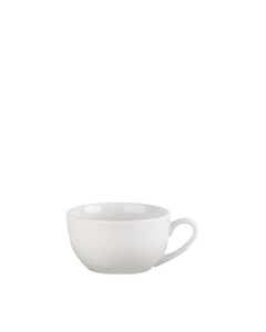 Simply Tableware Porcelain White Bowl Shaped Espresso Cup 3oz / 9cl- Small