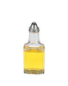 Square Oil / Vinegar Shaker Glass 6oz / 17cl- Small