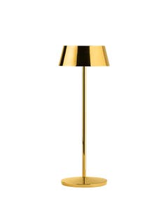 Martinique LED Gold PVD Premium Cordless Lamp 12" / 30cm