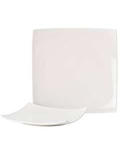 Pure White Square Plate 10.75" / 27.5cm- Small