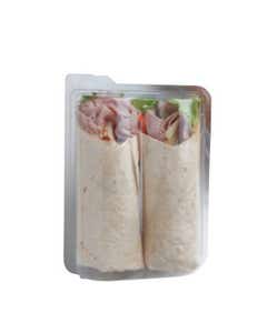 Disposable Plastic Tortilla Blister Pack for 2 Tortillas Wraps- Small