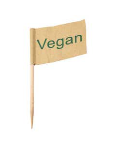 Vegan Flag Pick 2.5" / 6.5cm- Small