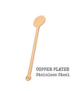 Copper Plated Stainless Steel Stirrer 6" / 15cm- Small
