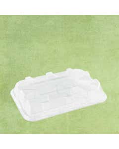 Sabert Clear rPET Domed Lid to fit Platter Base 35x24cm- Small