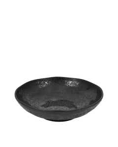 Mineral Noir Crackle Glaze Effect Melamine Bowl 9.4" / 24cm, 1.3Ltr- Small