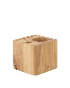 Wooden Block Bill Presenter 2.8x3.1x3.1" / 7x8x8cm- Small