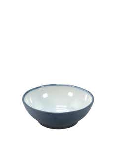 Marl Blue Steel Stoneware Effect Melamine Bowl 9x3.1" / 23x8cm, 1.5Ltr