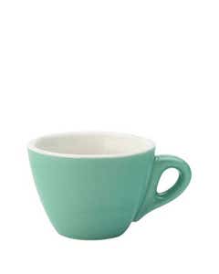 Barista Porcelain Green Flat White Cup 5.5oz / 16cl- Small