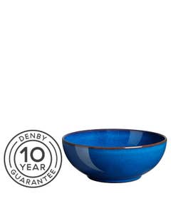 Denby Imperial Blue Coupe Cereal Bowl 6.7" / 17cm- Small