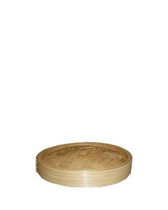 Mini Bamboo Round Steamer Lid Only 5" / 12cm