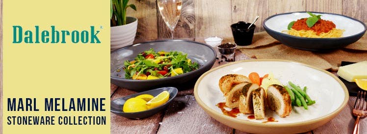 Dalebrook Marl Stoneware Melamine Collection