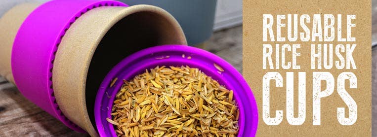 Reusable Rice Husk Coffee Cup