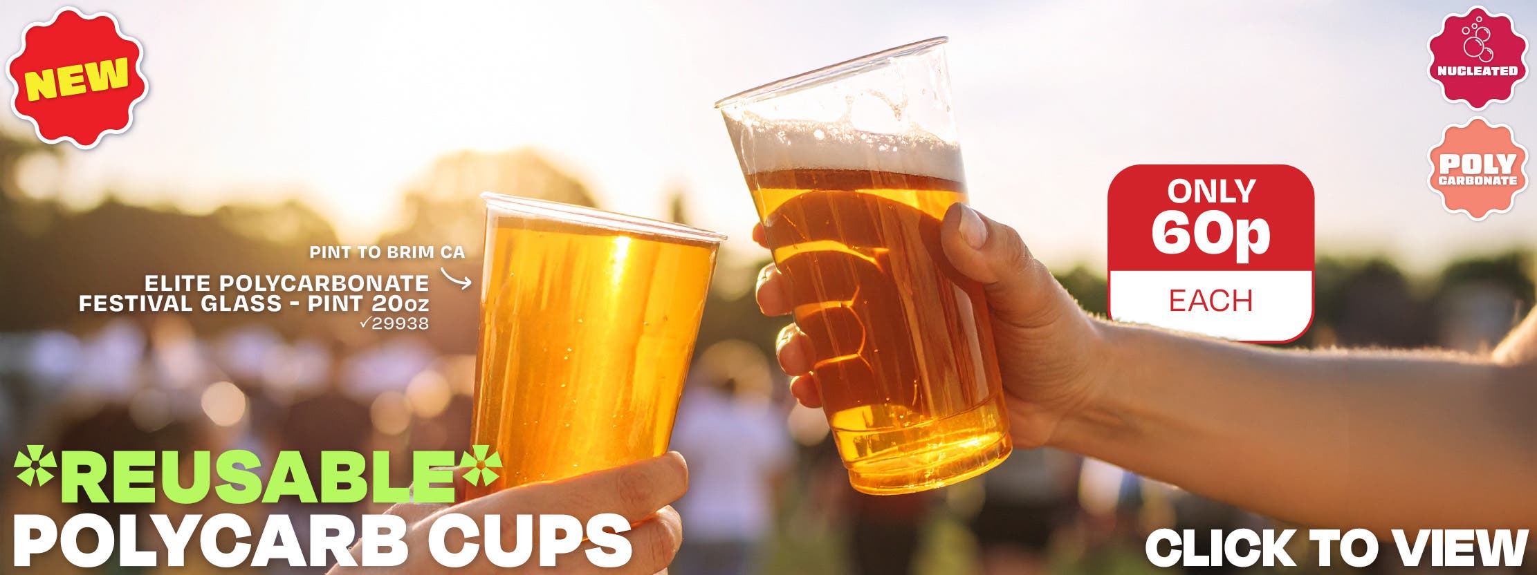 Reusable Polycarbonate Cups