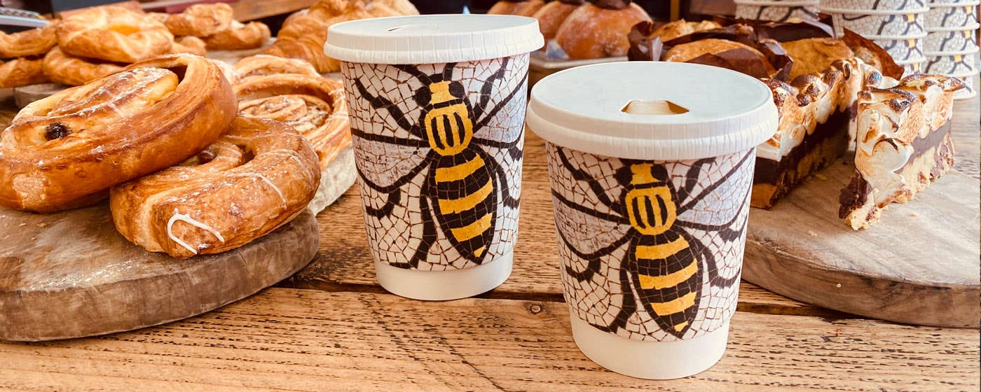 Manchester Bee - Takeaway Plastic-Free Coffee Cup