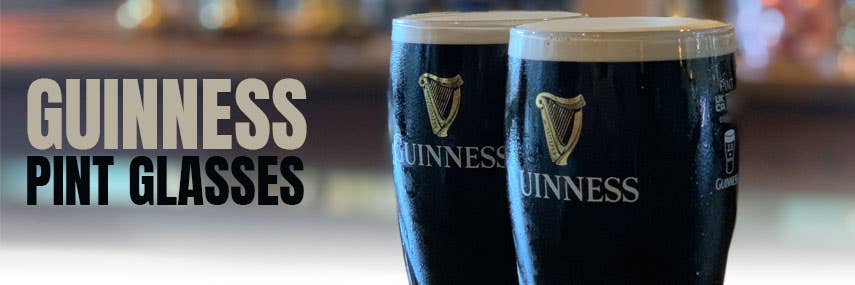 Guinness Branded Pint Glasses from Stephensons Catering Suppliers