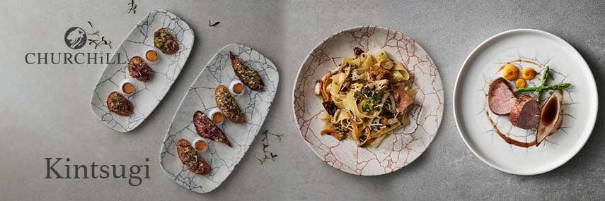 Churchill Studio Prints Kintsugi Crockery from Stephensons Catering Suppliers