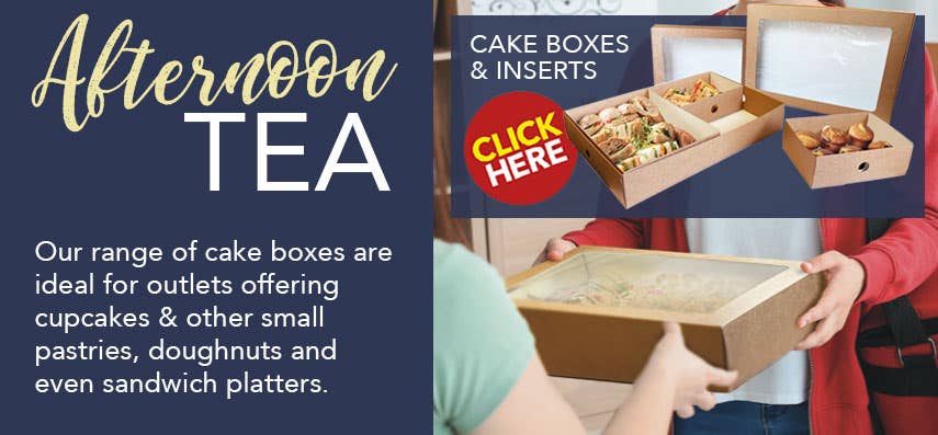 Cake Boxes and Cases from Stephensons Catering Equipment Suppliers