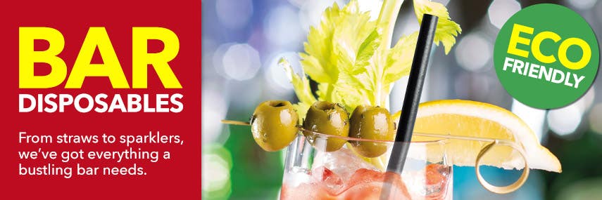 Bar Disposables from Stephensons Catering Suppliers