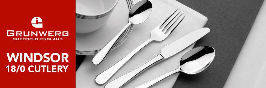 Grunwerg Windsor Contemporary Budget Cutlery from Stephensons Catering Suppliers
