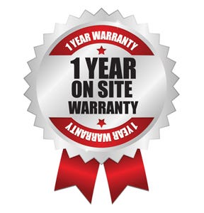 1 Year On Site Warranty