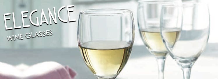 Elegance Wine Glasses Banner