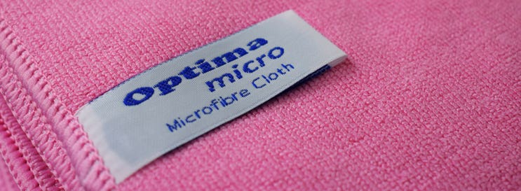 Red Microfibre Cleaning Cloth