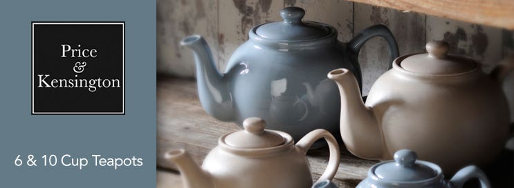 Price & Kensington White 10 Cup Teapot 0028 